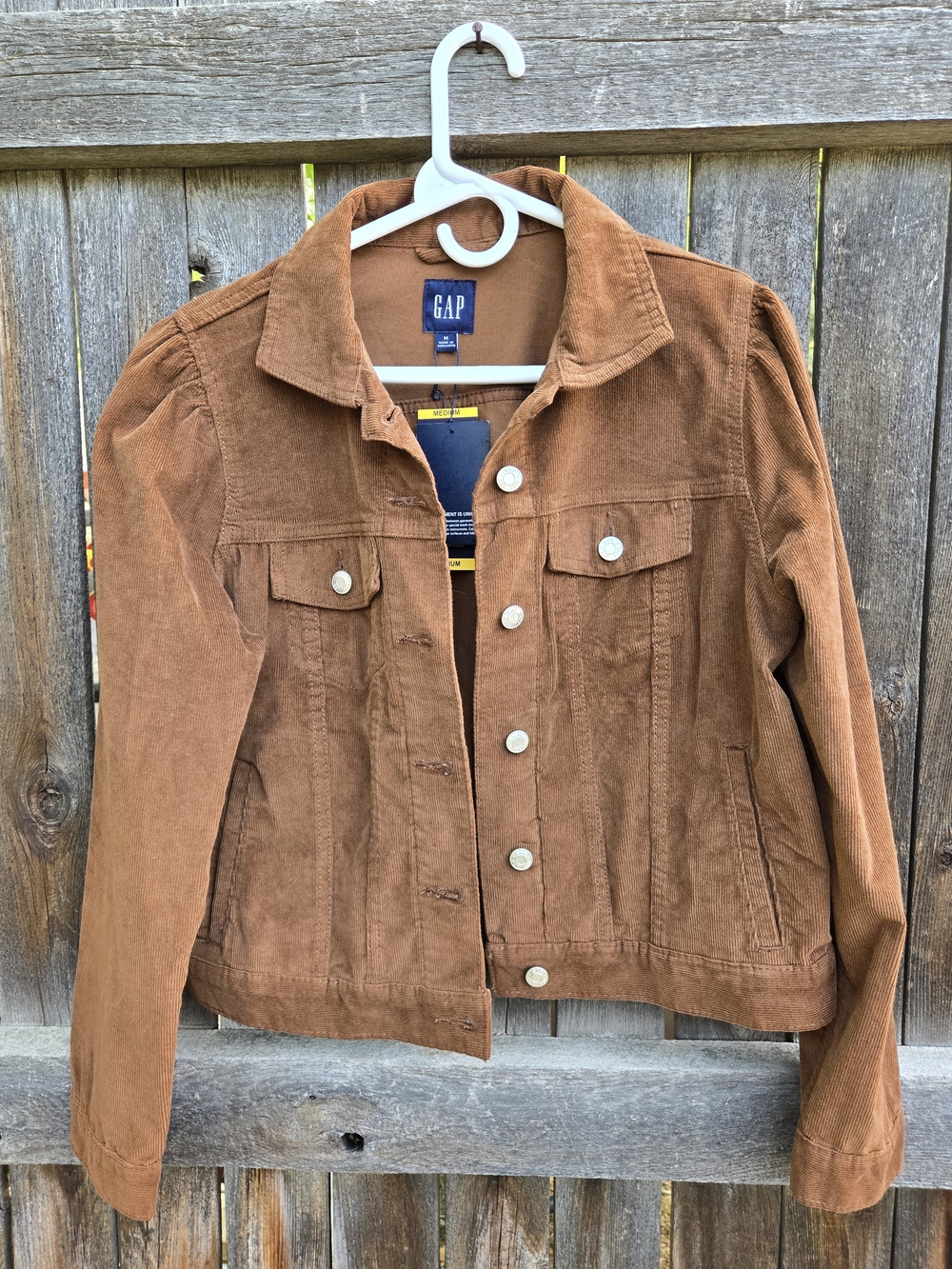 GAP Corduroy Jacket Brown W/fluff Sleeves NYT